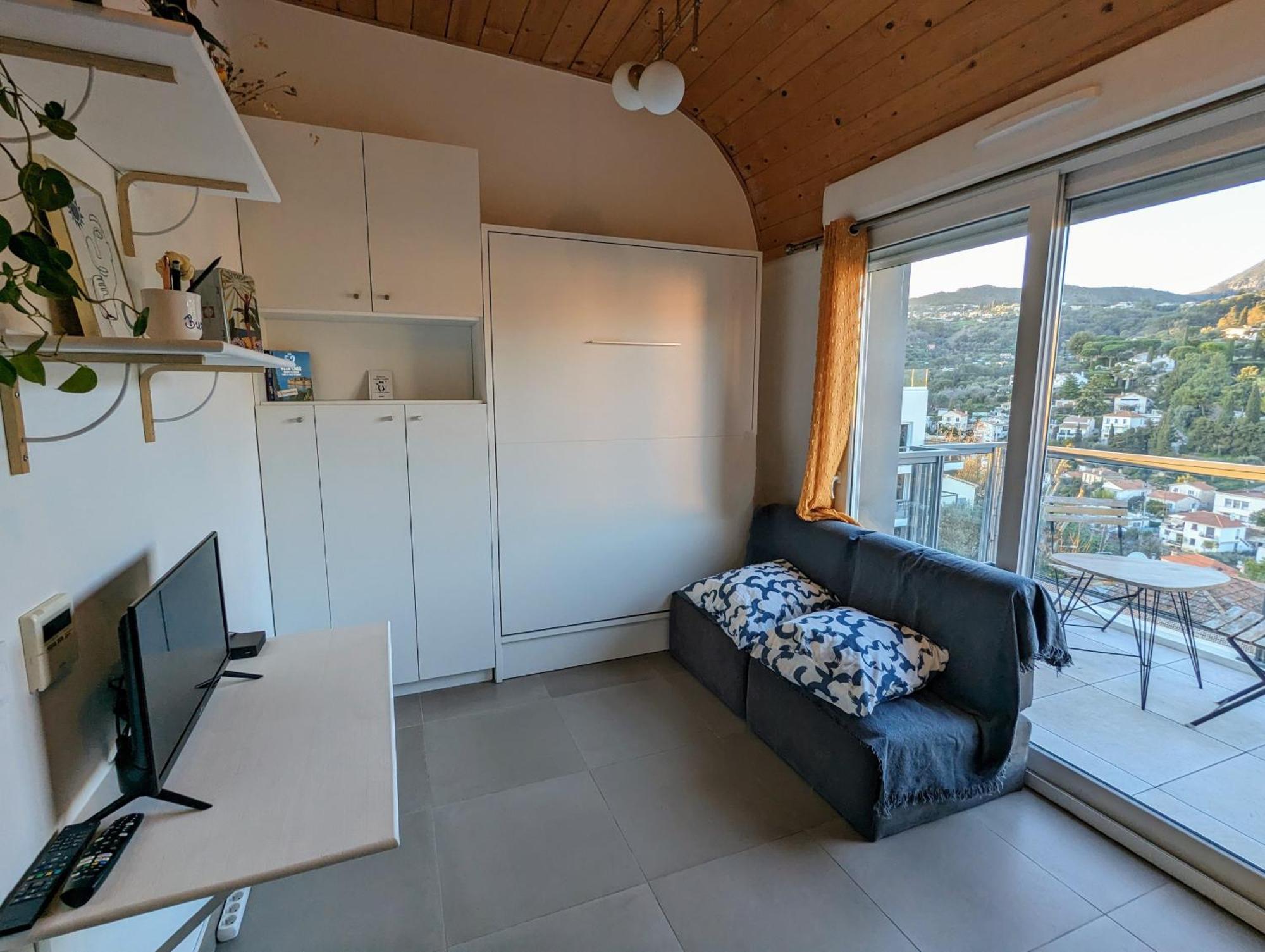 Studio Calme Avec Vue Degagee Nice Exterior foto